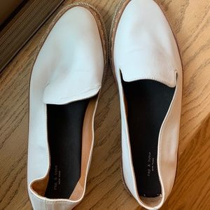 Rag and Bone white espadrilles size 38